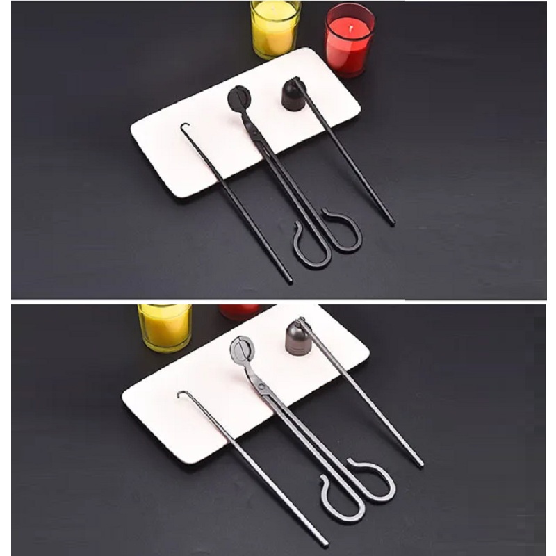 Wick Dipper Tool - ステンレス鋼ポータブルキャンドルスナッフとウィックディッパー、ウィックカッター、トリマーはさみ、特許取得済みのキャンドル愛好家のためのツール、1個
