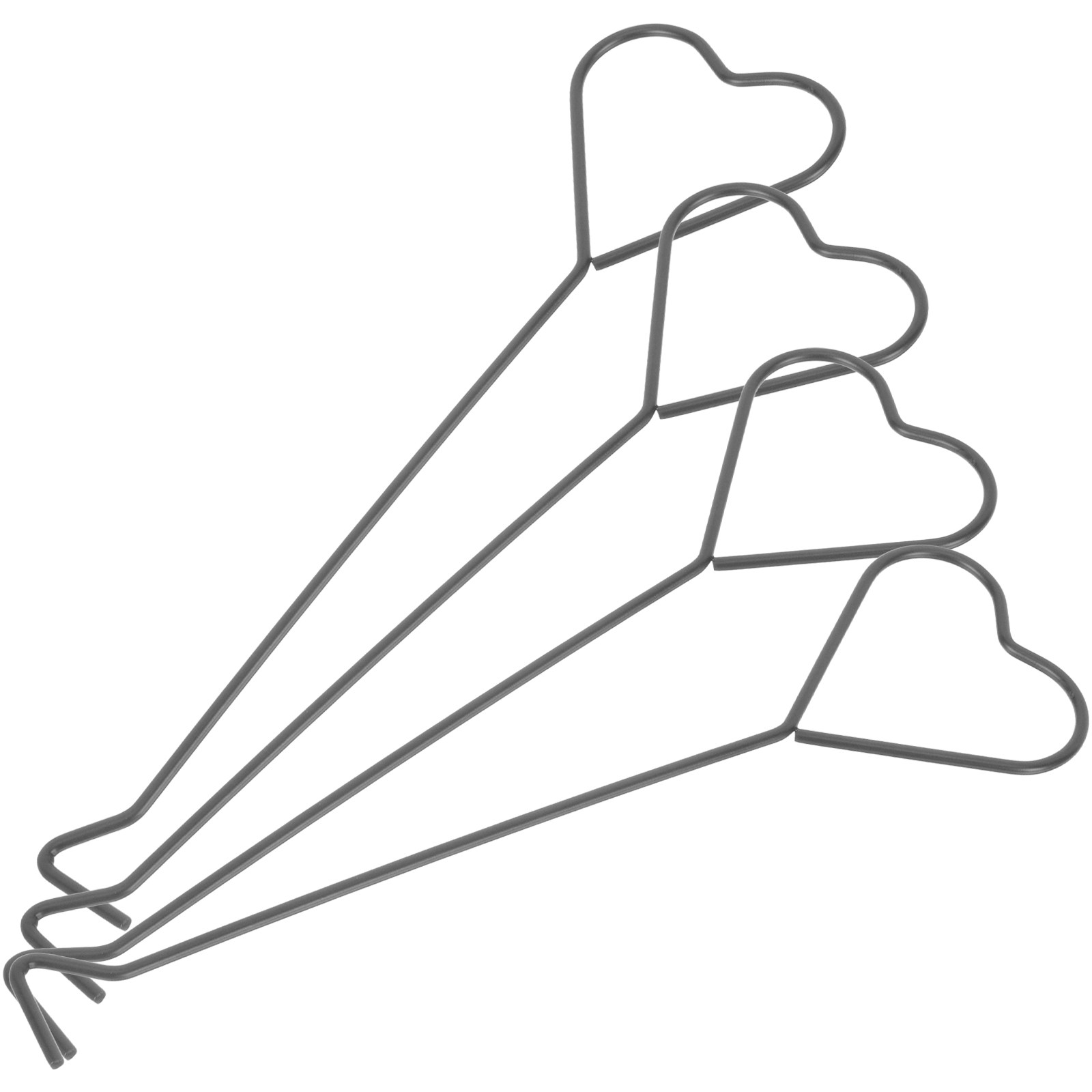 Wick Dipper Tool - 4個入り頑丈な鉄製芯消し器、ハート型デザインの芯トリマー、ジャーキャンドル用消火器、アロマセラピーツール、ホーム用