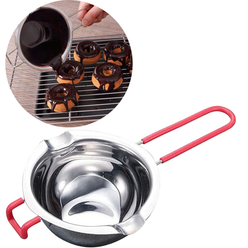 Candle Making Supplies Usa - ステンレス鋼ワックスるつぼロングハンドル香りキャンドル石鹸チョコレートバター手作り石鹸作り供給 DIY 工芸ツール