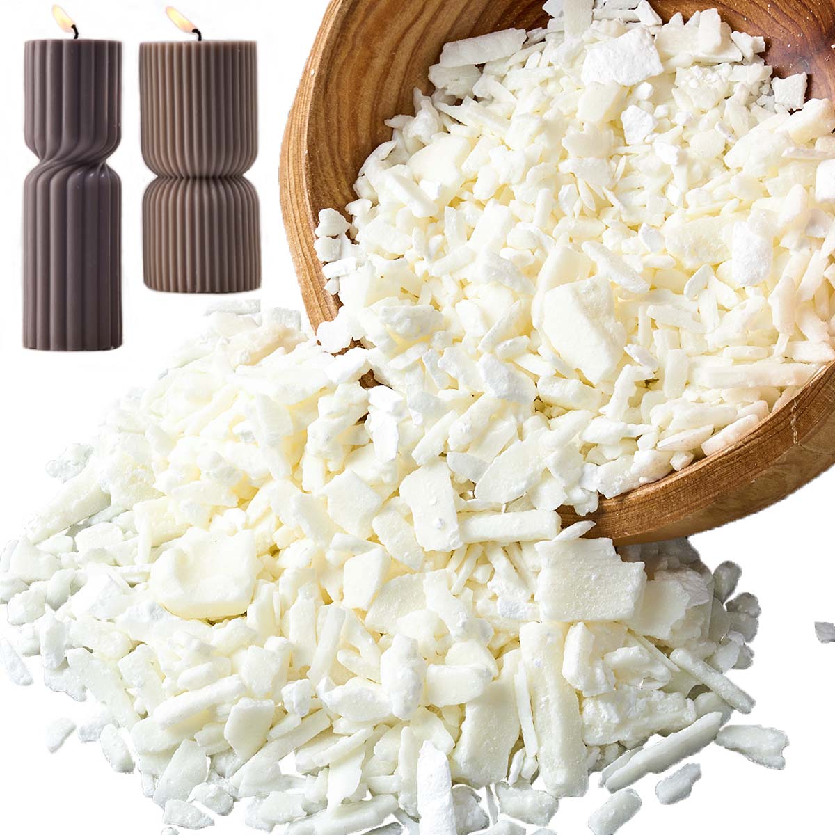 1 ポンドピュアホワイト大豆ワックス DIY 手作りキャンド - Candle Making Supplies Usa のレビューと価格