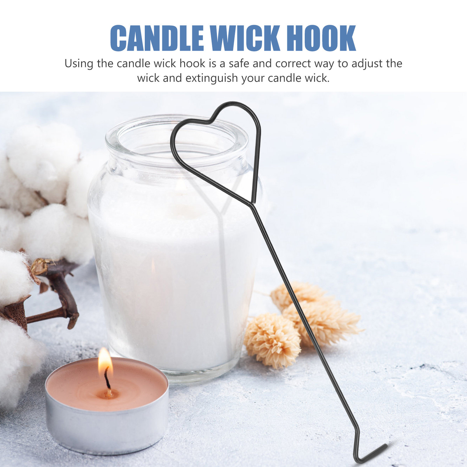 4個入りハート型鉄製芯抜き器 アロマセラピーキャンドル用芯切 - Wick Dipper Tool のレビューと価格