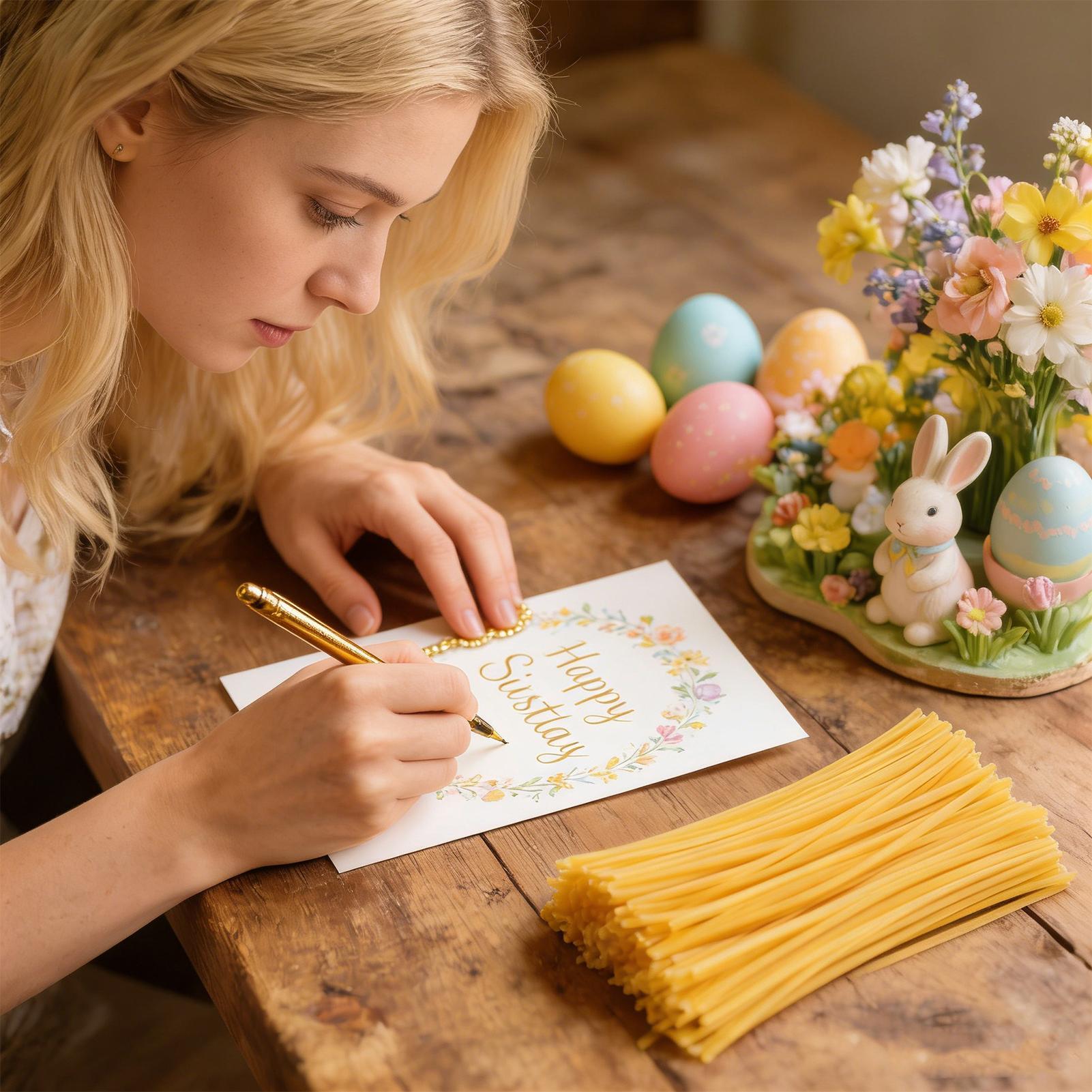 卵デコレーション用蜜蝋スティック120本 イースターアート用 - Candle Making Supplies Usa のレビューと価格